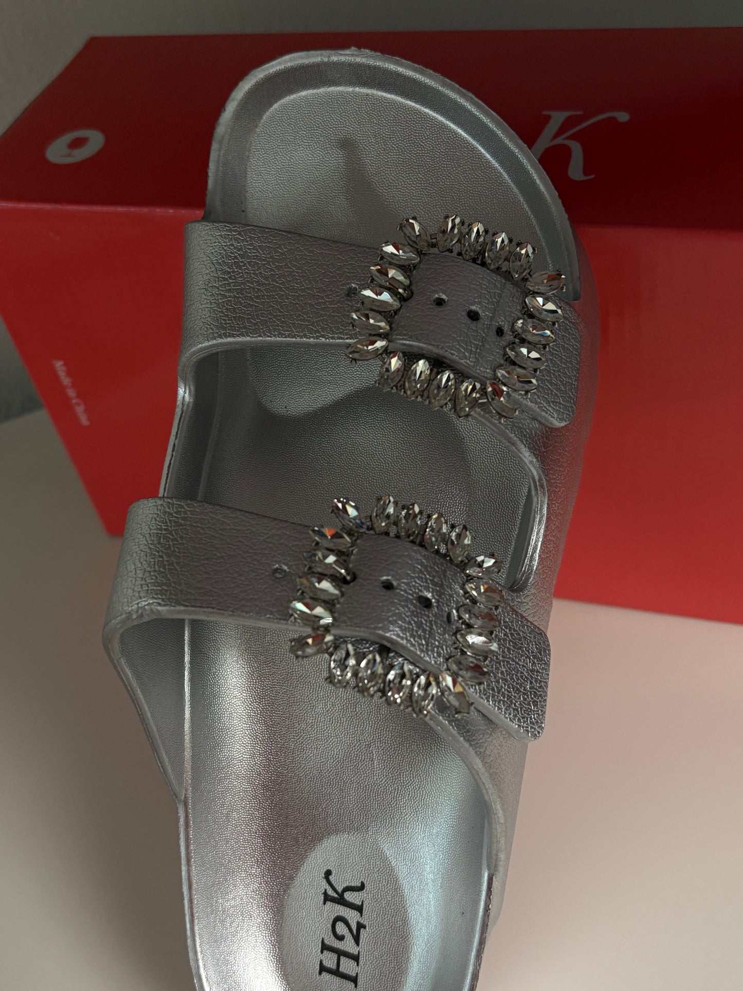 Buddy 2 Stone Silver Sandals
