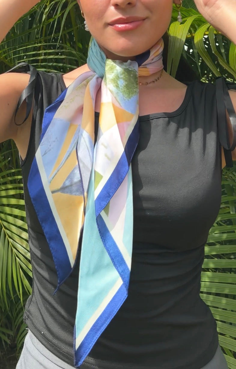 Silky Scarf Scrunchy