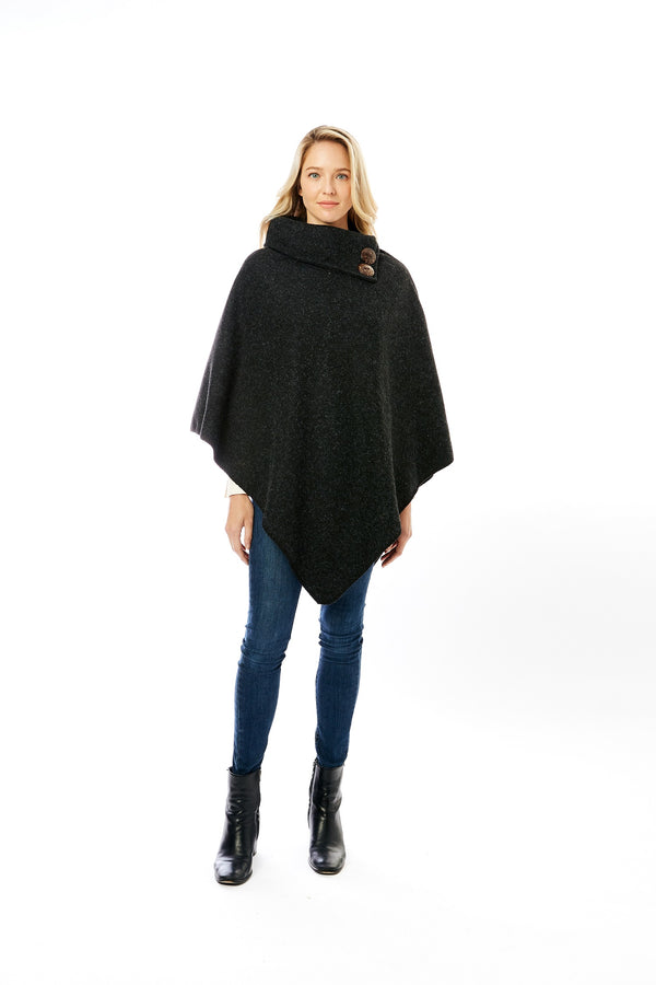 High Neck Poncho