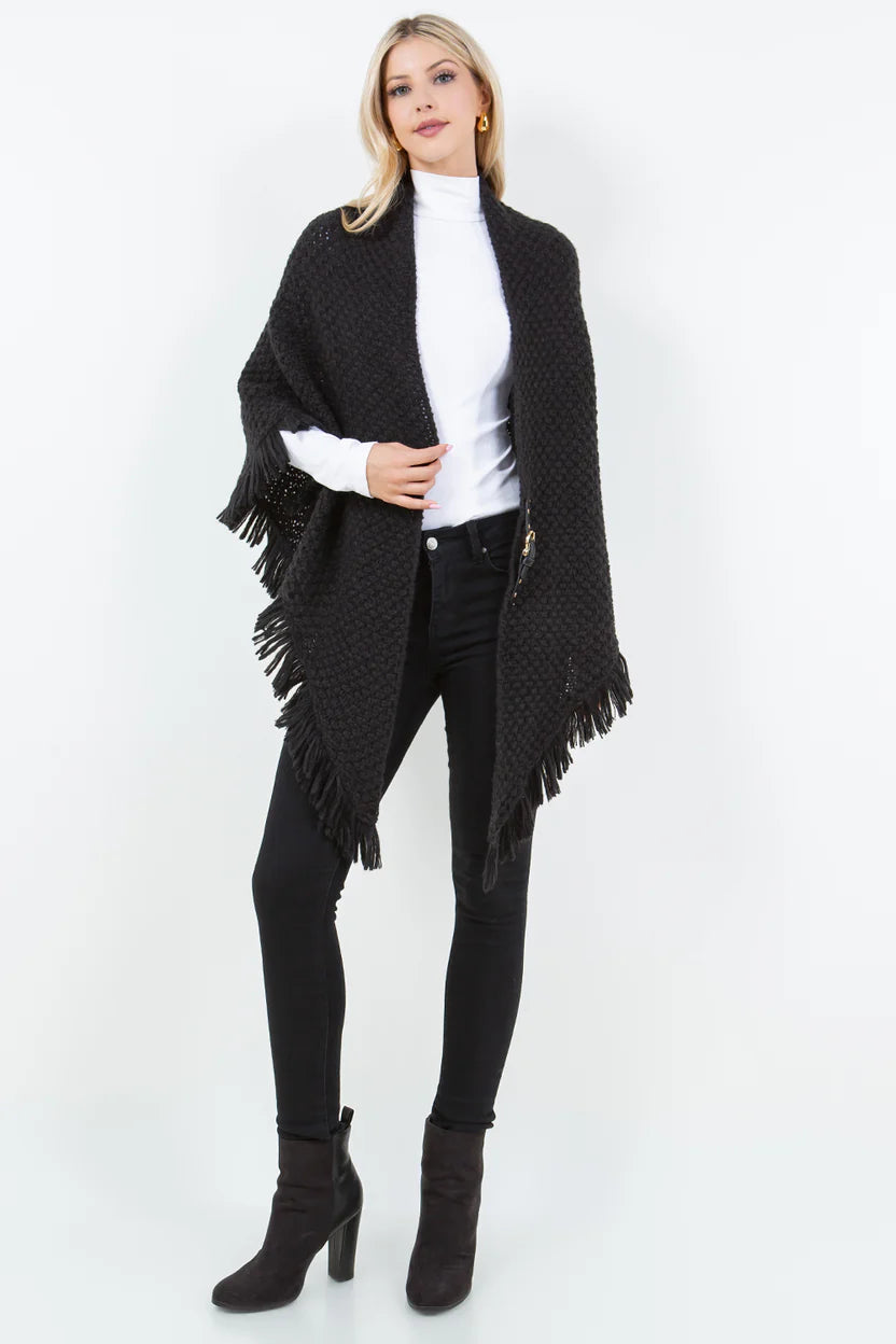 Triangle Buckle Shawl