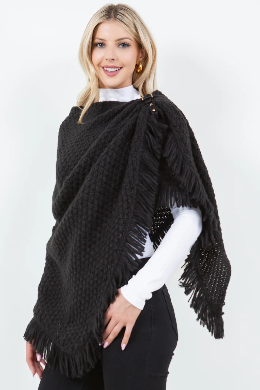 Triangle Buckle Shawl