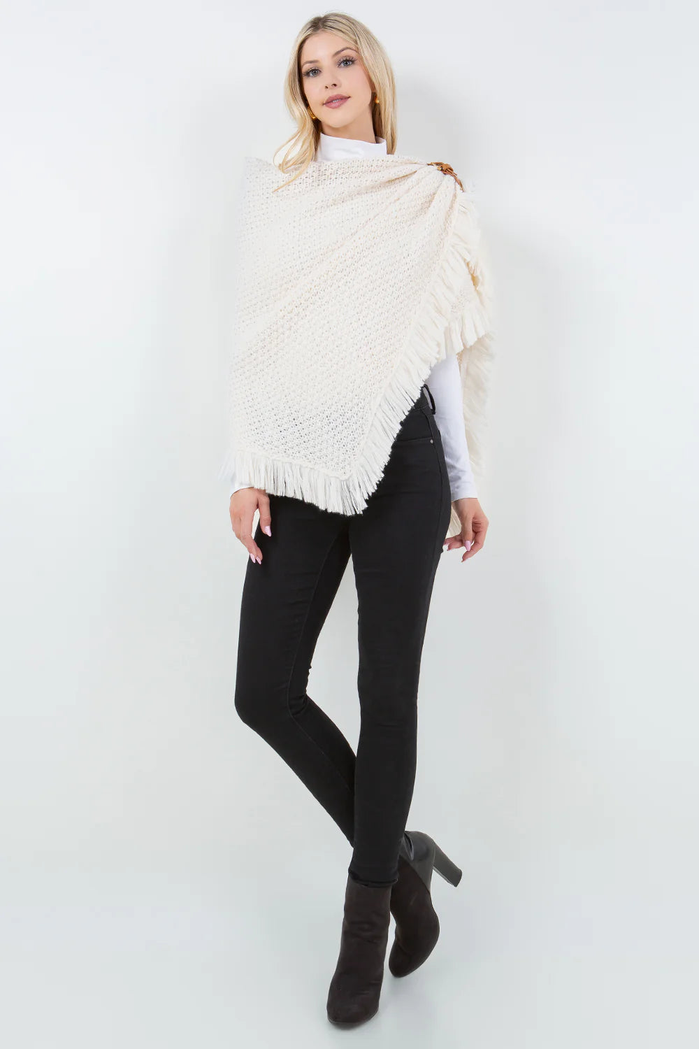 Triangle Buckle Shawl