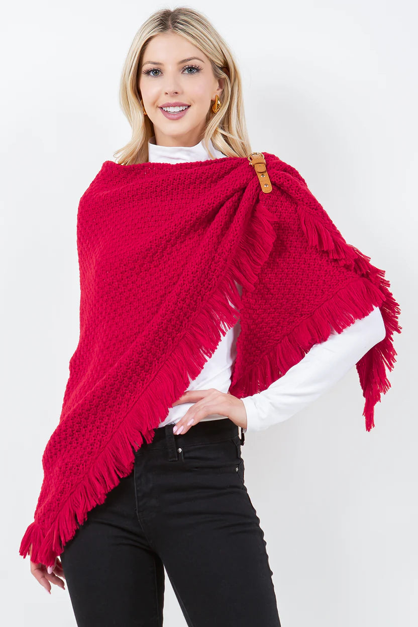 Triangle Buckle Shawl