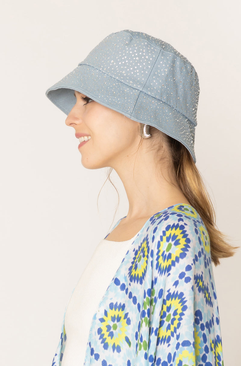 Sparkle Denim Hat