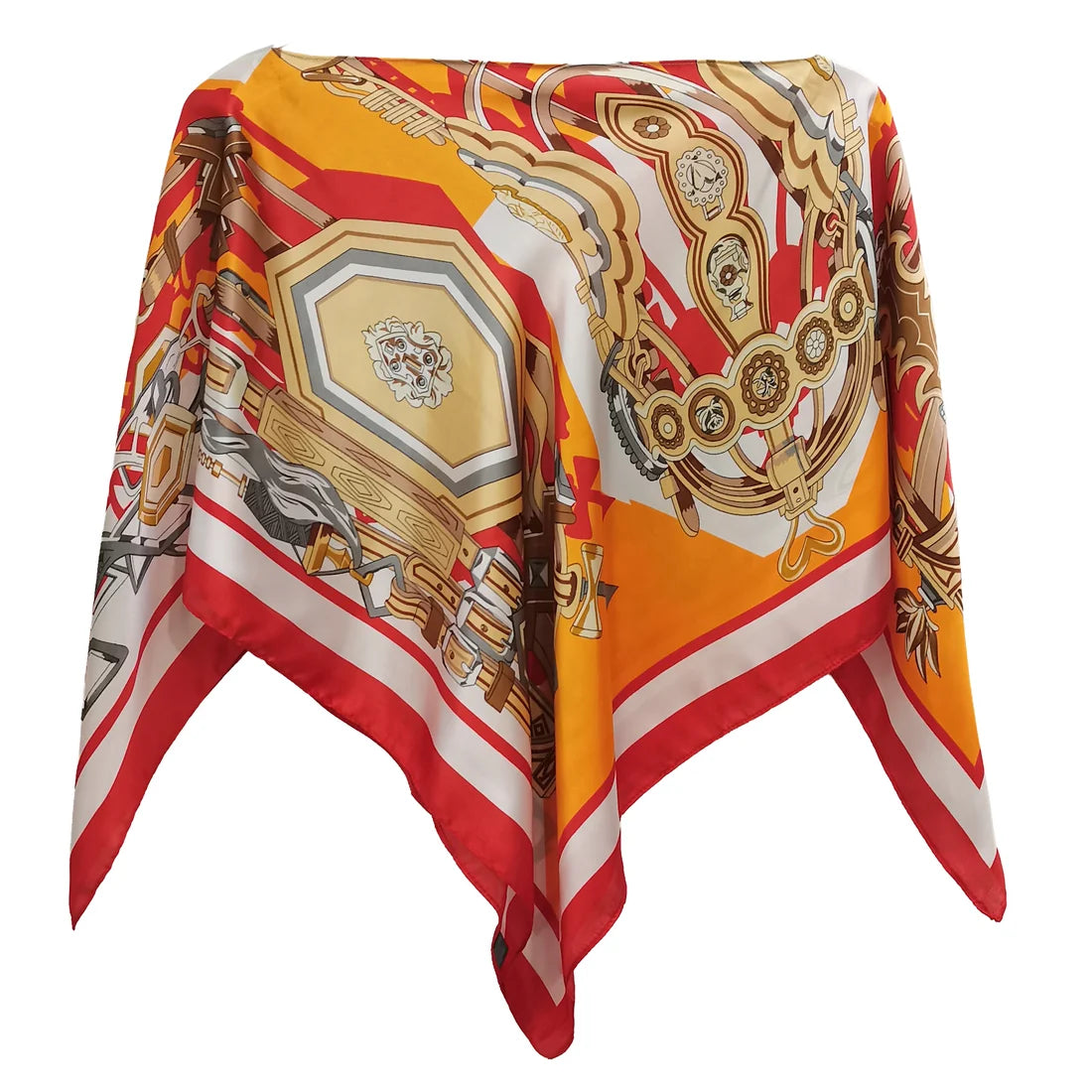 Satin Scarf Poncho
