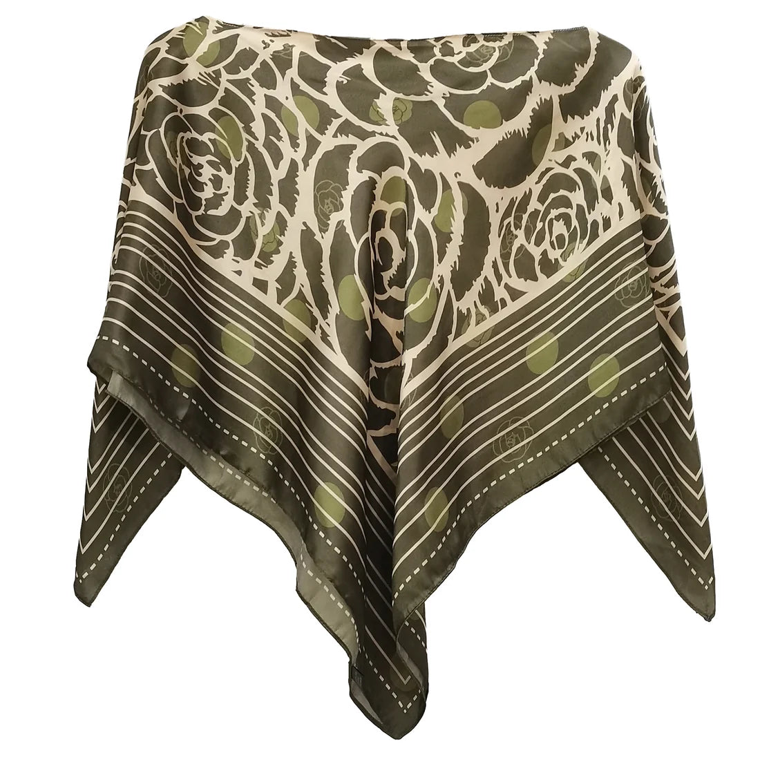 Satin Scarf Poncho
