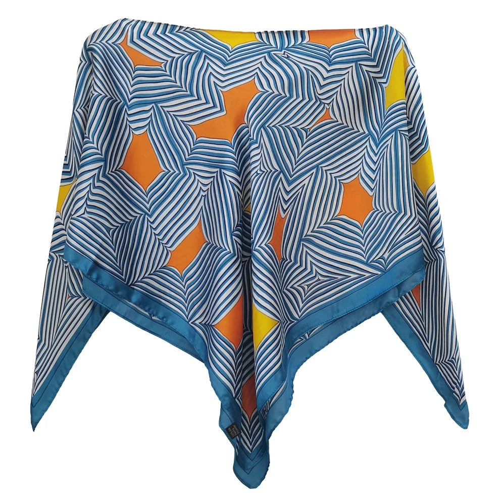 Satin Scarf Poncho