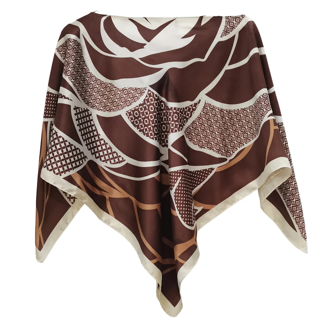Satin Scarf Poncho