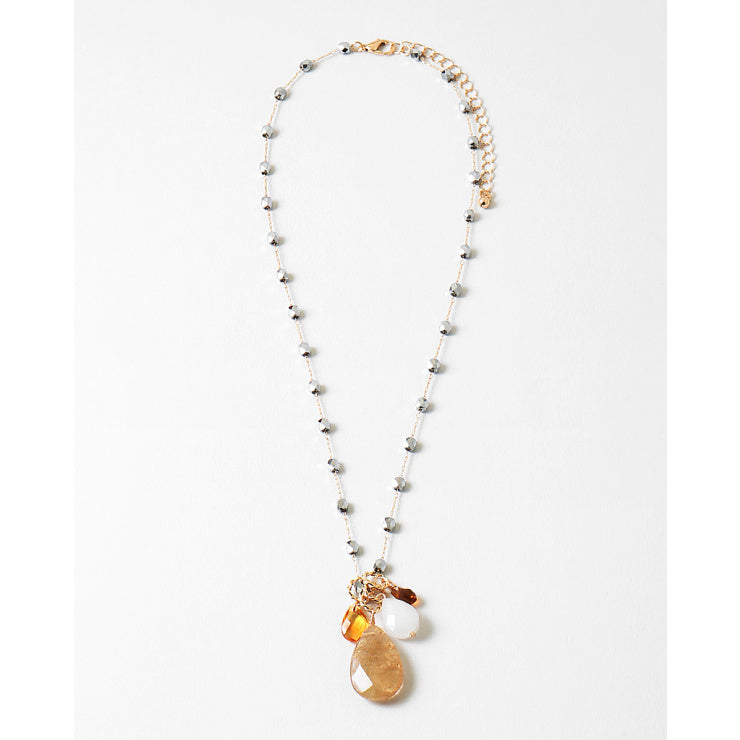 Hematite Charm Necklace