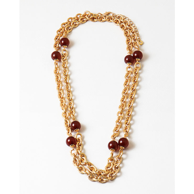 Wine Spheres Necklace