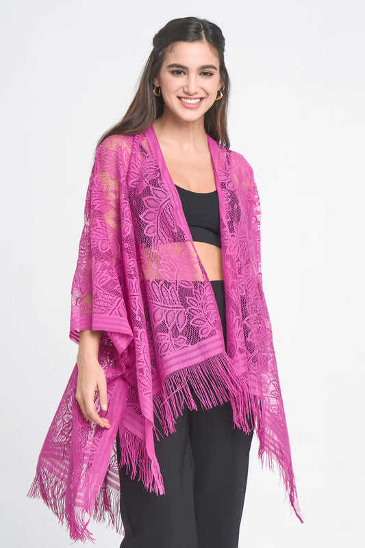 Leaf Lace Kimono