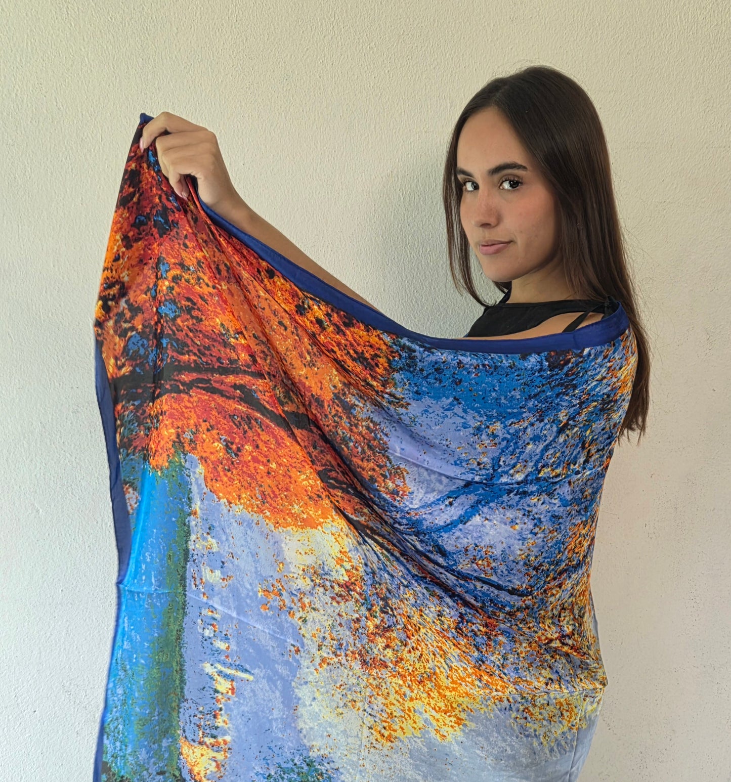 Multi Use Satin Scarf