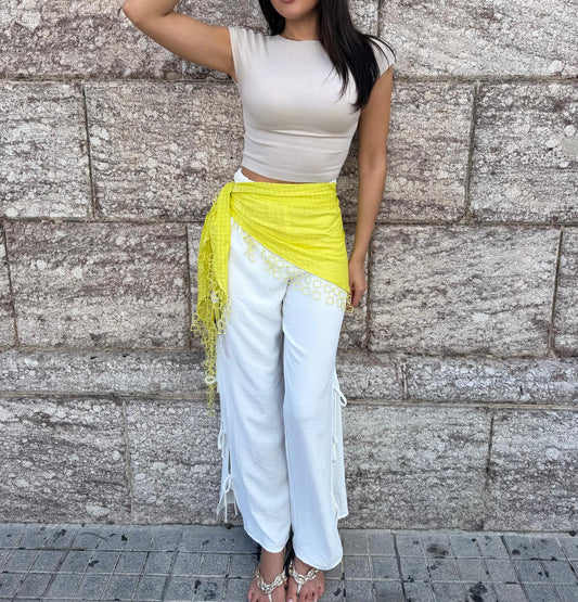 Geo Fringe Scarf