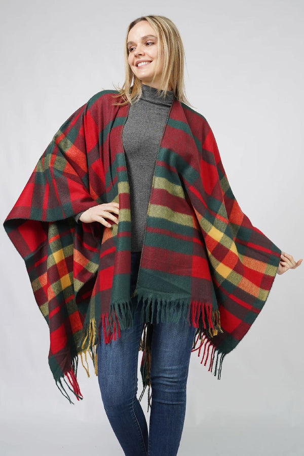 Plaid Cape