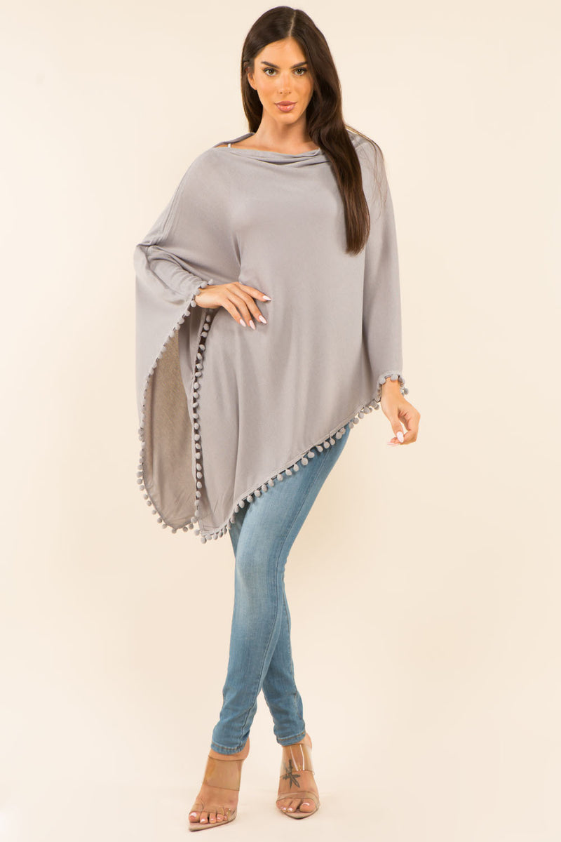 Pom Pom Poncho