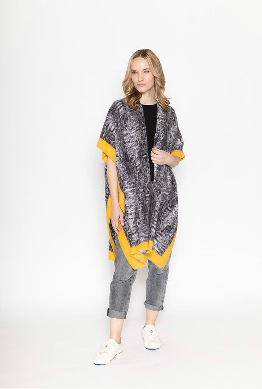 Snake Print Kimono
