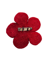 Wool Flower Pin