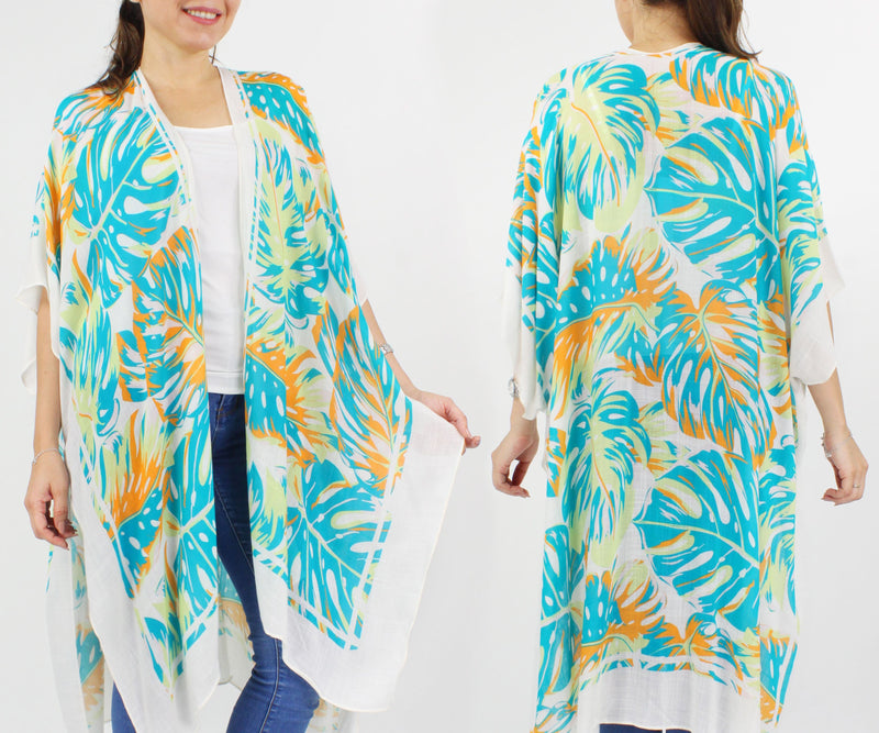 Tropical Leaf Kimono