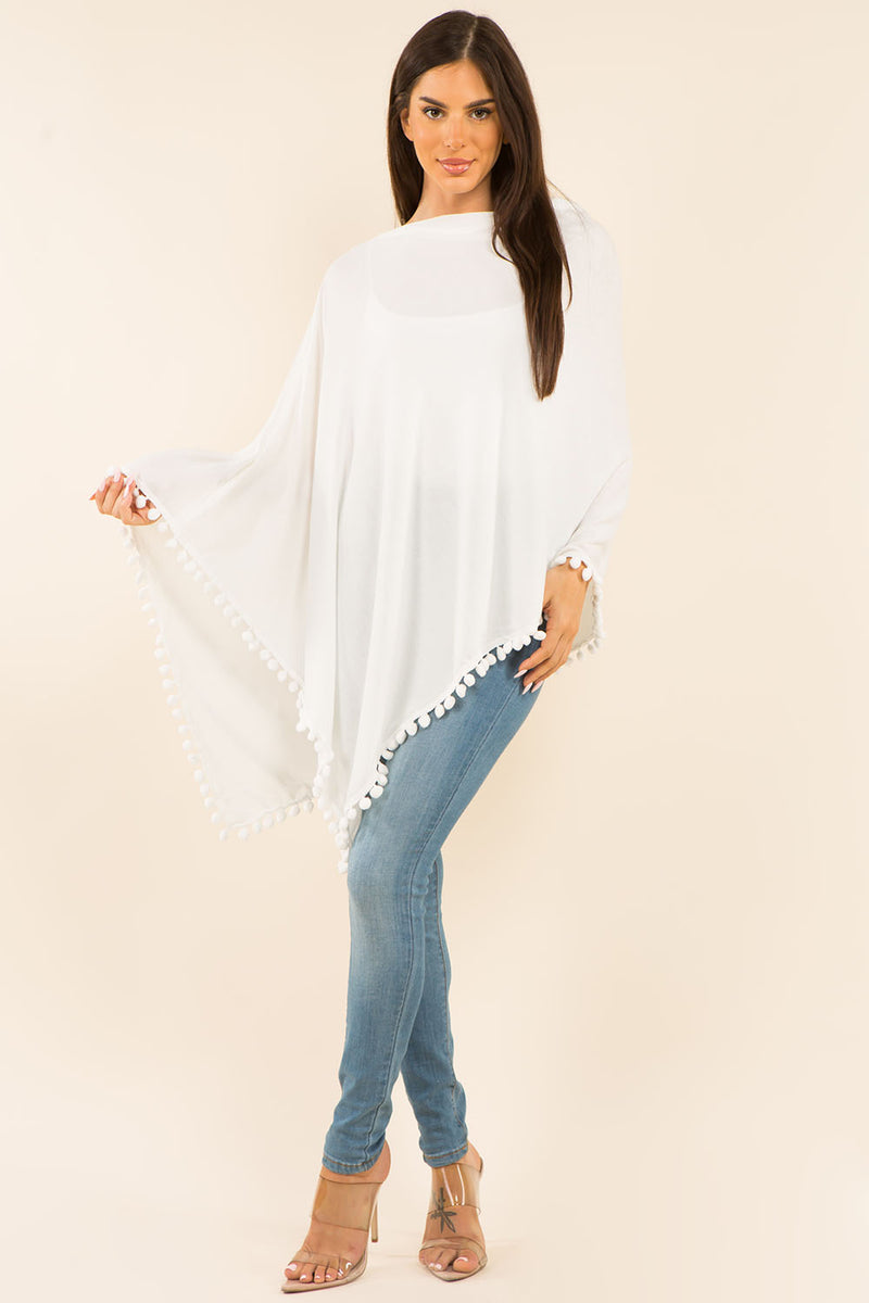 Pom Pom Poncho