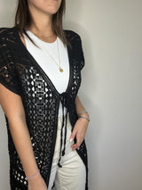 Geometric Crochet Kimono