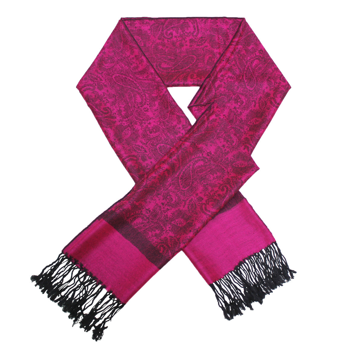 Jacquard Hot Pink/Black