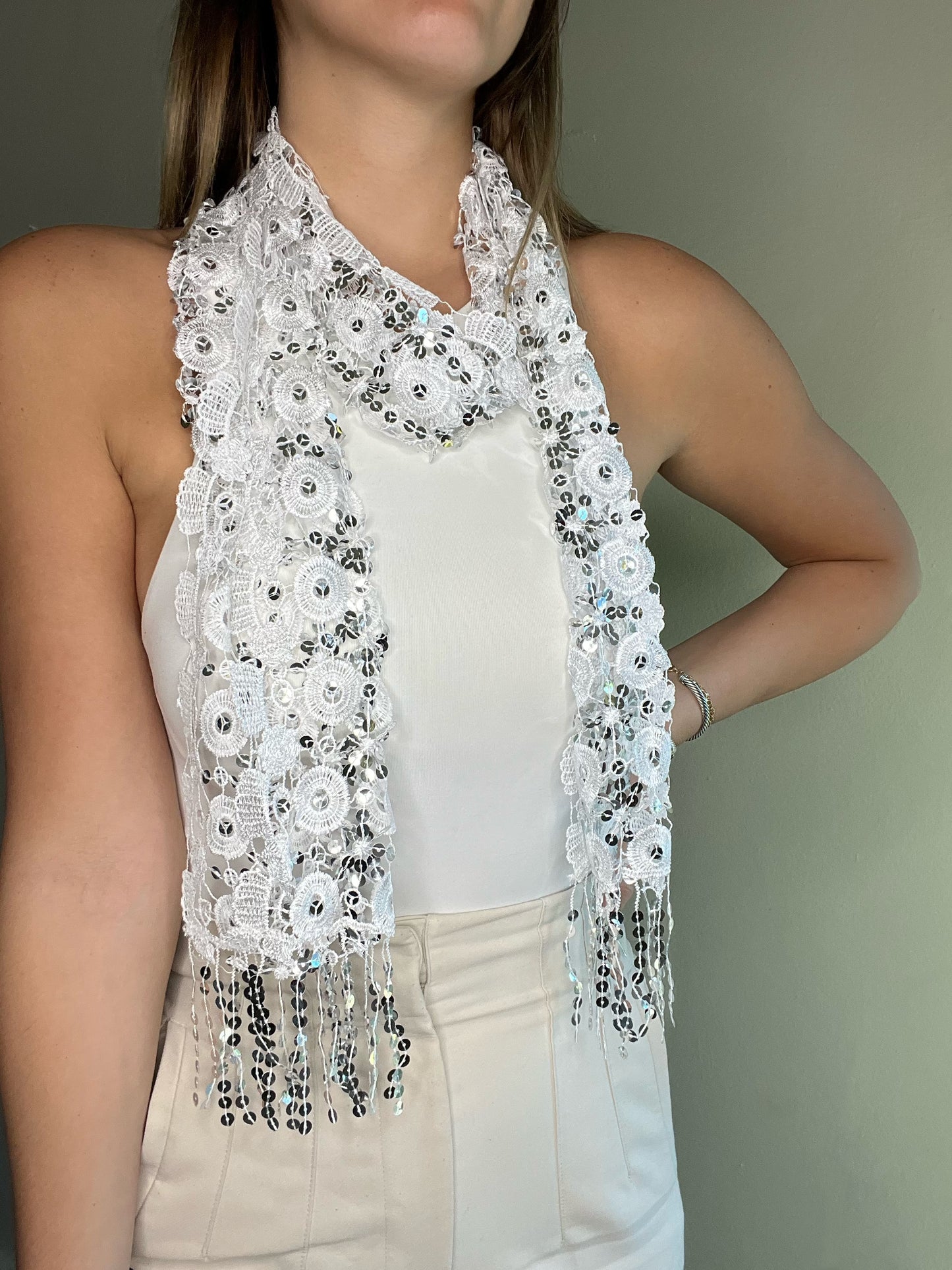 Victoria Sequin Scarf