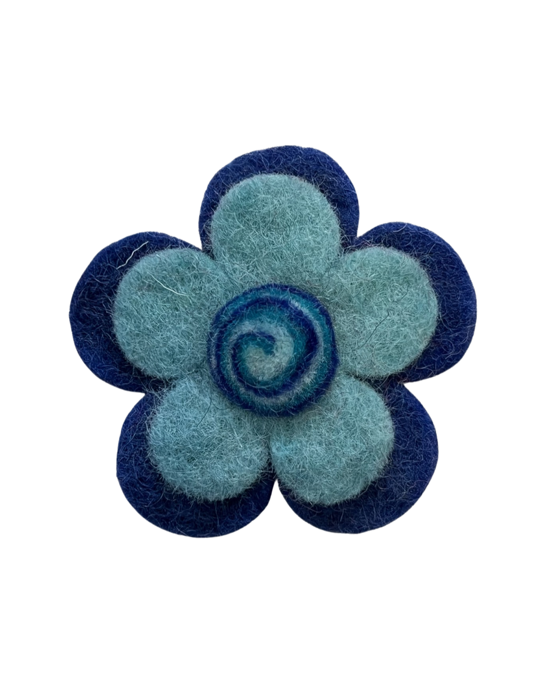 Wool Flower Pin