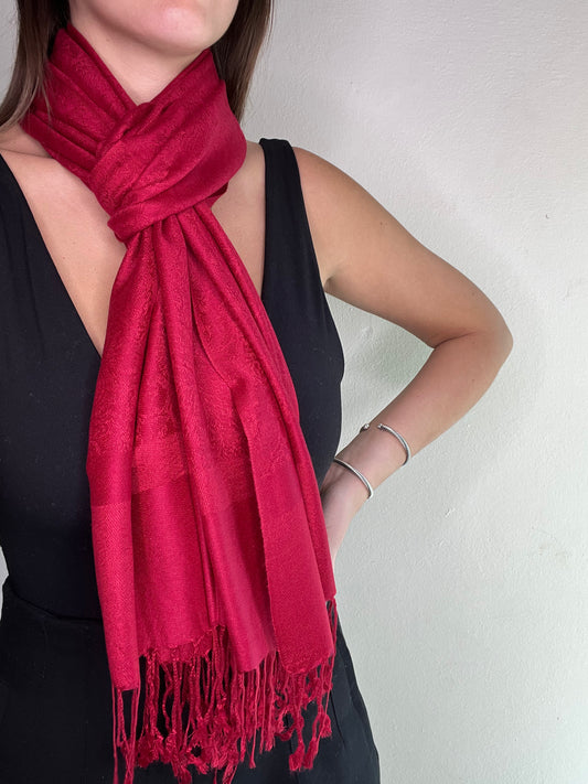 Jacquard Blood Red